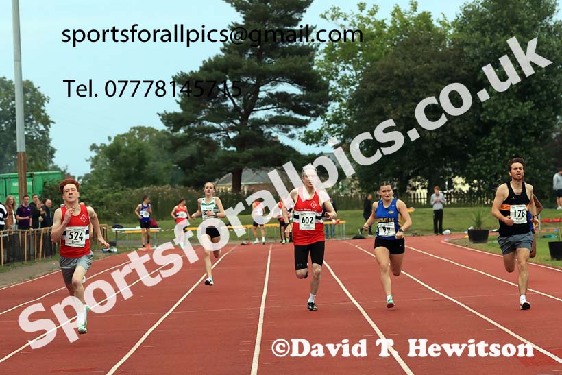 400 metres, 2025 NEGP No 5 Monkton, Wednesday, July 23rd. Photo: David T. Hewitson/Sports for All Pics